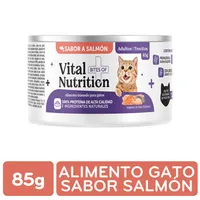 Alimento Gato Humedo Salmon Adulto Trocitos Vital Nutrition