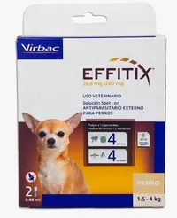 Desparasitante Externo Pipeta Perro 1.5-4kg  Effitix Virbac