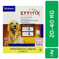 Desparasitante Externo Pipeta Perro 20-40 Kg  Effitix Virbac