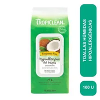 Toallas  Húmedas Hipoalergénicas Tropiclean