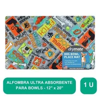 Alfombra Para Comedero Cool Dog Gris Dry Mate
