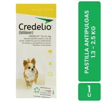 Antipulgas Y Garrapatas Externo Perro Pastilla 1.3 A 2.5 Kg Credelio
