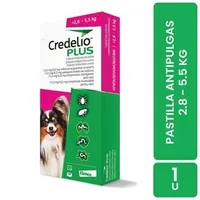 Antipulgas Y Garrapatas Externo Perro Pastilla 2.8 A 5.5 Kg Credelio