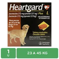 Desparasitante Interno Pastilla Perro 23-45 Kg Heartgard