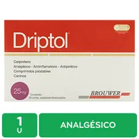 Analgesico Perro 25 Mg Comprimidos Driptol Brouwer