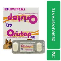Desparasitante  Amplio Expectro Pastilla Perro 40 Kg Ovistop Lisan