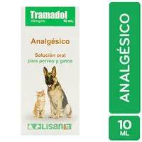 Analgésico Líquido Perro Y Gato Tramadol Lisan