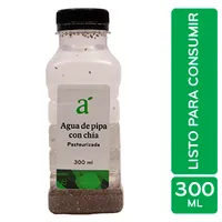 Agua De Pipa Con Chia Auto Mercado Auto Mercado Envase 300ml
