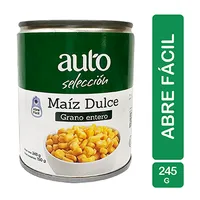 Maiz Entero Dulce Auto Selección Lata 245 G
