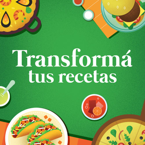 Transformá tus recetas