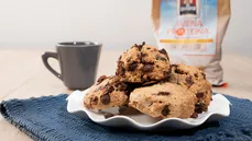 Galletas de avena con arándanos y chispas de chocolate