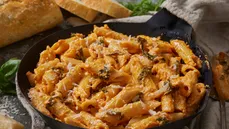 Pasta cremosa de pollo chipotle