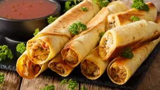 Taquitos de pollo y queso