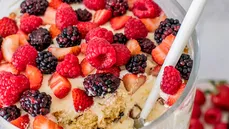 Trifle con frutos rojos