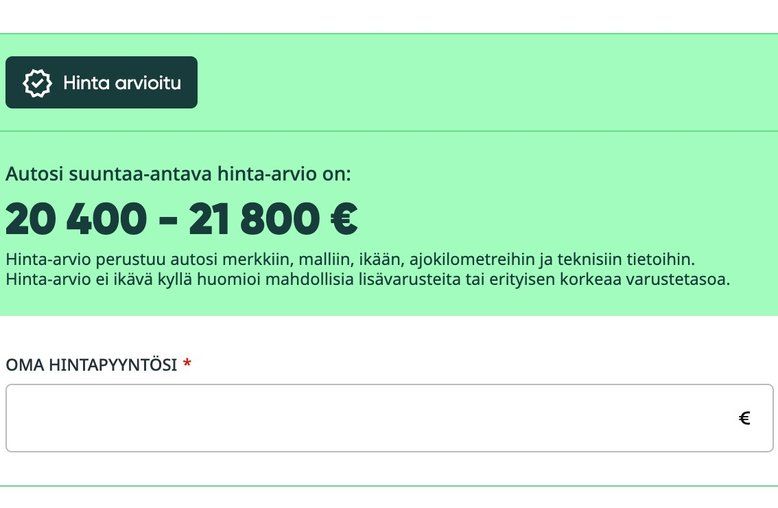 Autokilpailutus.fi hinta-arvio