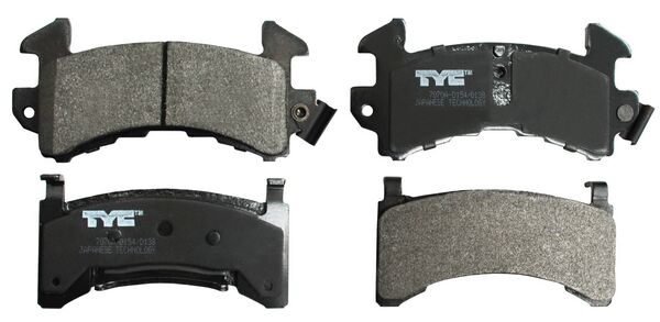 Balata Delantera Blazer 91-96/ Chev Pu/ S10 83-87/ Malibu 78-81 Semimetalica Jgo