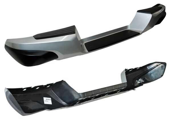 Defensa Tras Mitsubishi Pu L200 16-19 Gris S/Brazos S/Refuerzo Tyg 251031