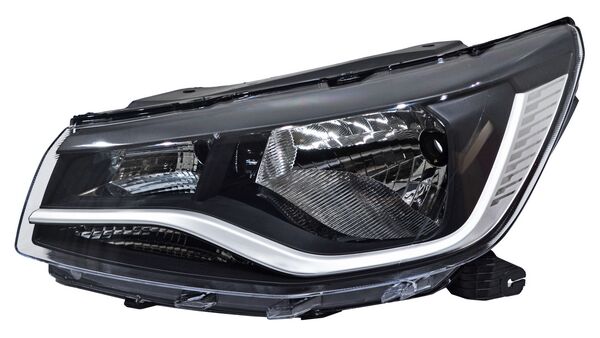 Faro Vw Saveiro 2024-2025 Cromado Izquierdo