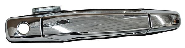 Manija Exterior Chevrolet Cheyenne/Silverado/ Suburban/ Tahoe/Gmc Yukon/Chevrolet Avalanche/Cadillac Escalade 2007-2014 Cromada Con Hoyo Para Llave Delantera Plastico Derecha