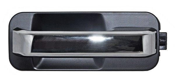 Manija Exterior Ford Lobo 2015-2020 Cromada/ Negra Sin Hoyo Para Llave Trasera Plastico Izquierda