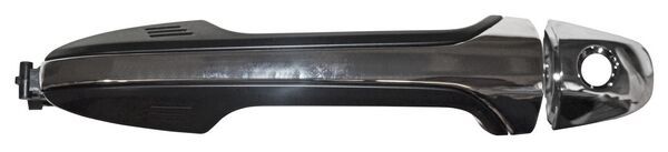 Manija Exterior Toyota Tacoma 2016-2017 Delantera Negra/ Cromada Con Hoyo Para Llave Izquierda