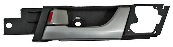 Manija Interior Chevrolet Captiva 2008-2011 Negra/ Plata Trasera Plastico Izquierda