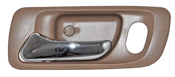Manija Interior Honda Accord 1998-2002/ Odyssey 1999-2004 Beige/ Cromo Delantera Con Hoyo Plastico Izquierda