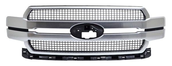 Parrilla Ford Pu 18-20 Lobo Plata C/Mold Satin 251114