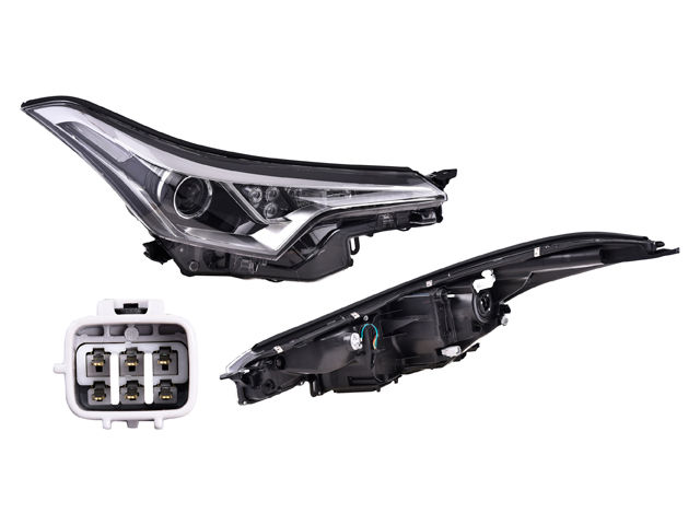 Faro Derecho Toyota C-Hr 2018-2020 Electrico Con Leds Sin Foco Depo