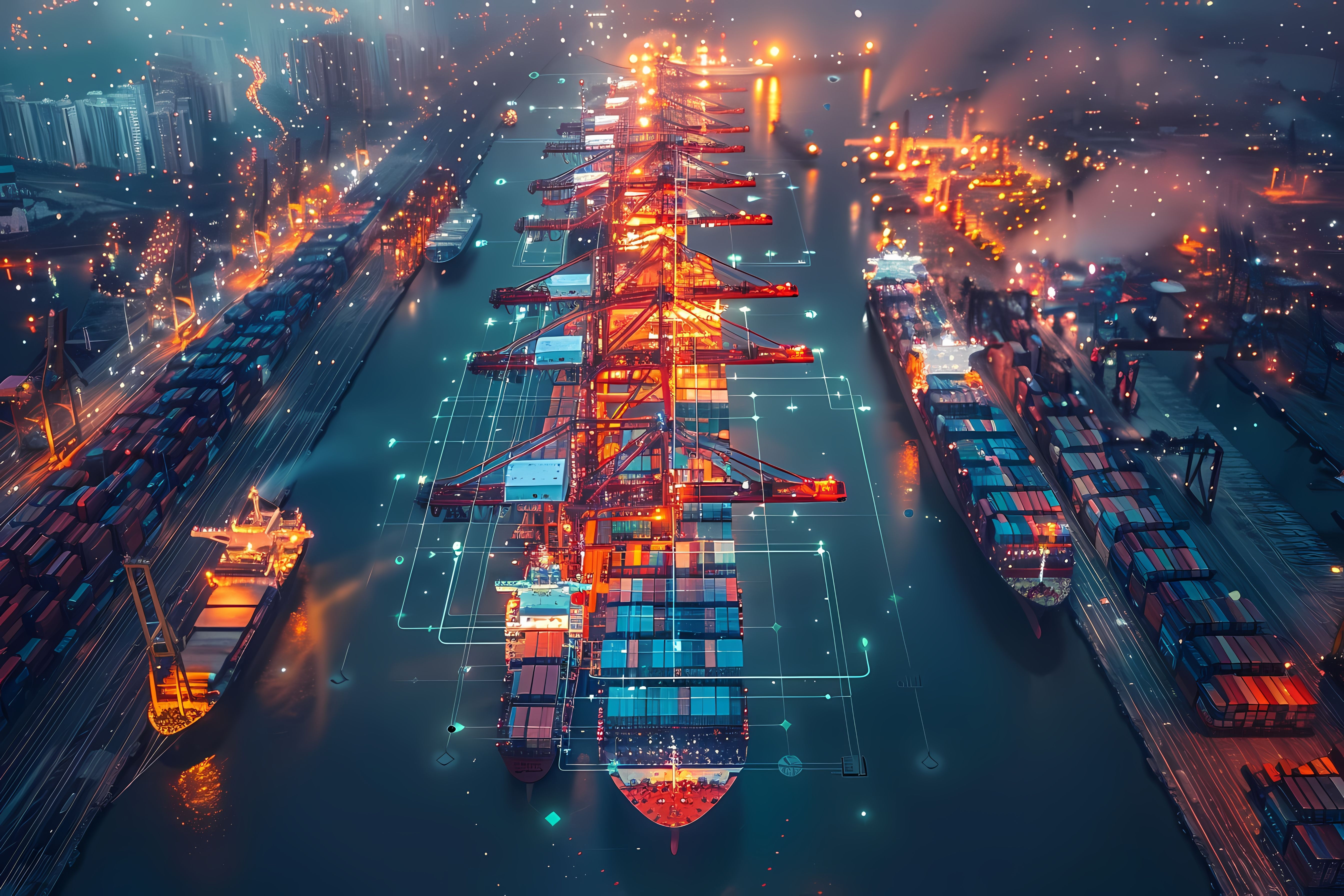 Express shipping supply chain