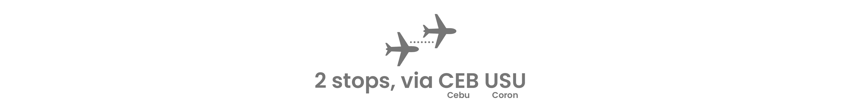 Route from Siquijor to Clark