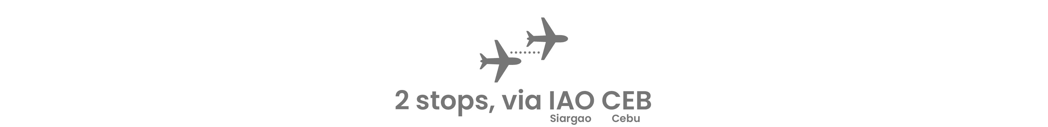 Route from Clark to Siquijor