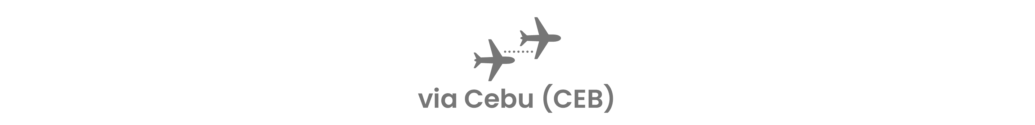 Route from Manila to Siargao