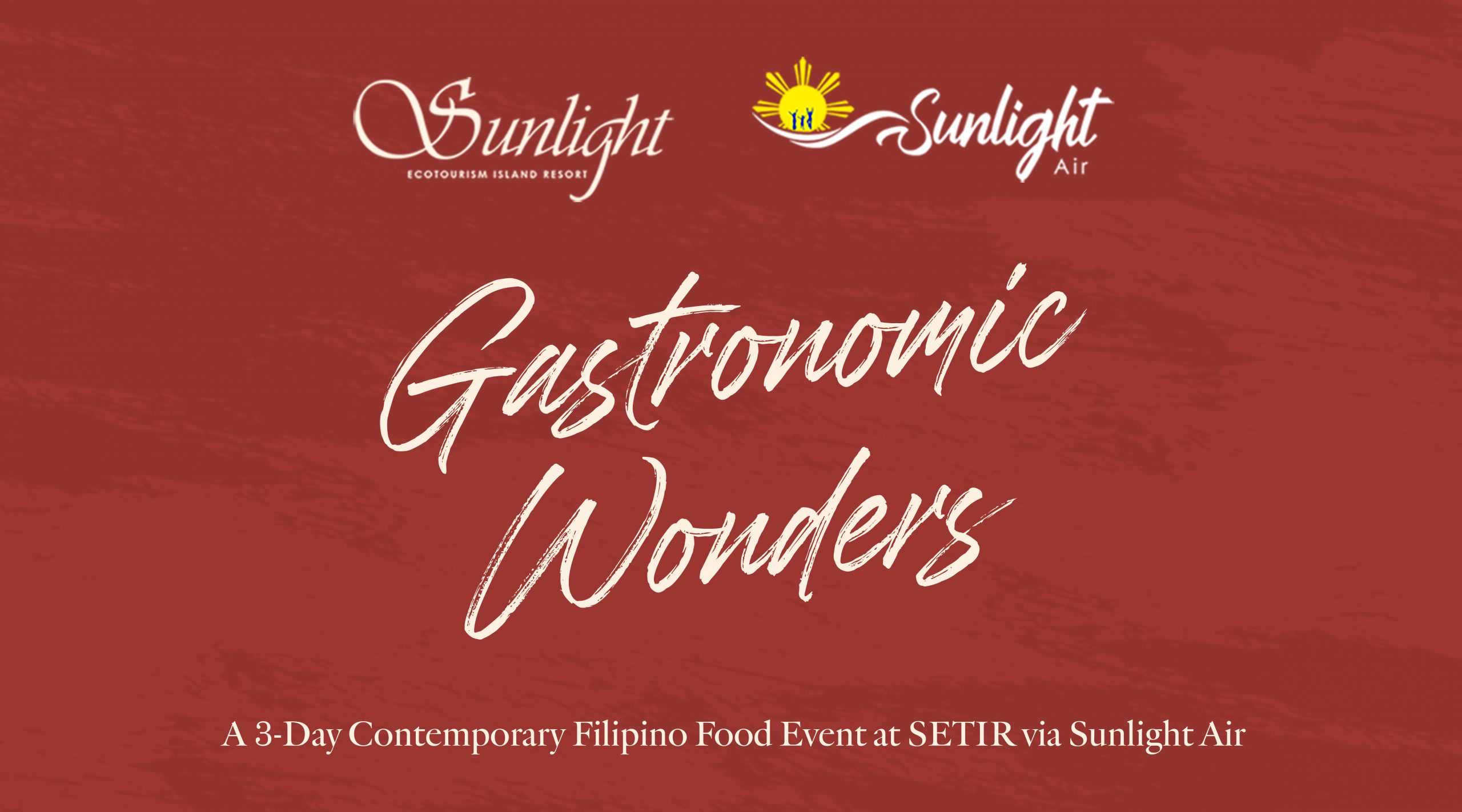 GASTRONOMIC WONDERS: 3-Night Contemporary Food Event & All-Inclusive Travel Package at SETIR