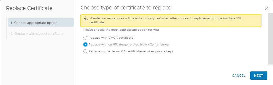 How to Replace vCenter 7 Self Signed Certificate AventisTech