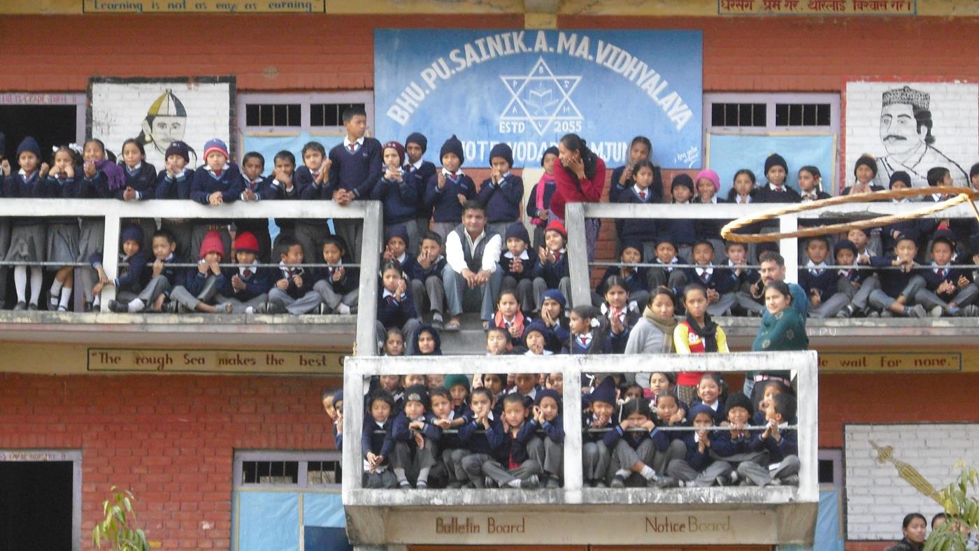 A school day in Nepal