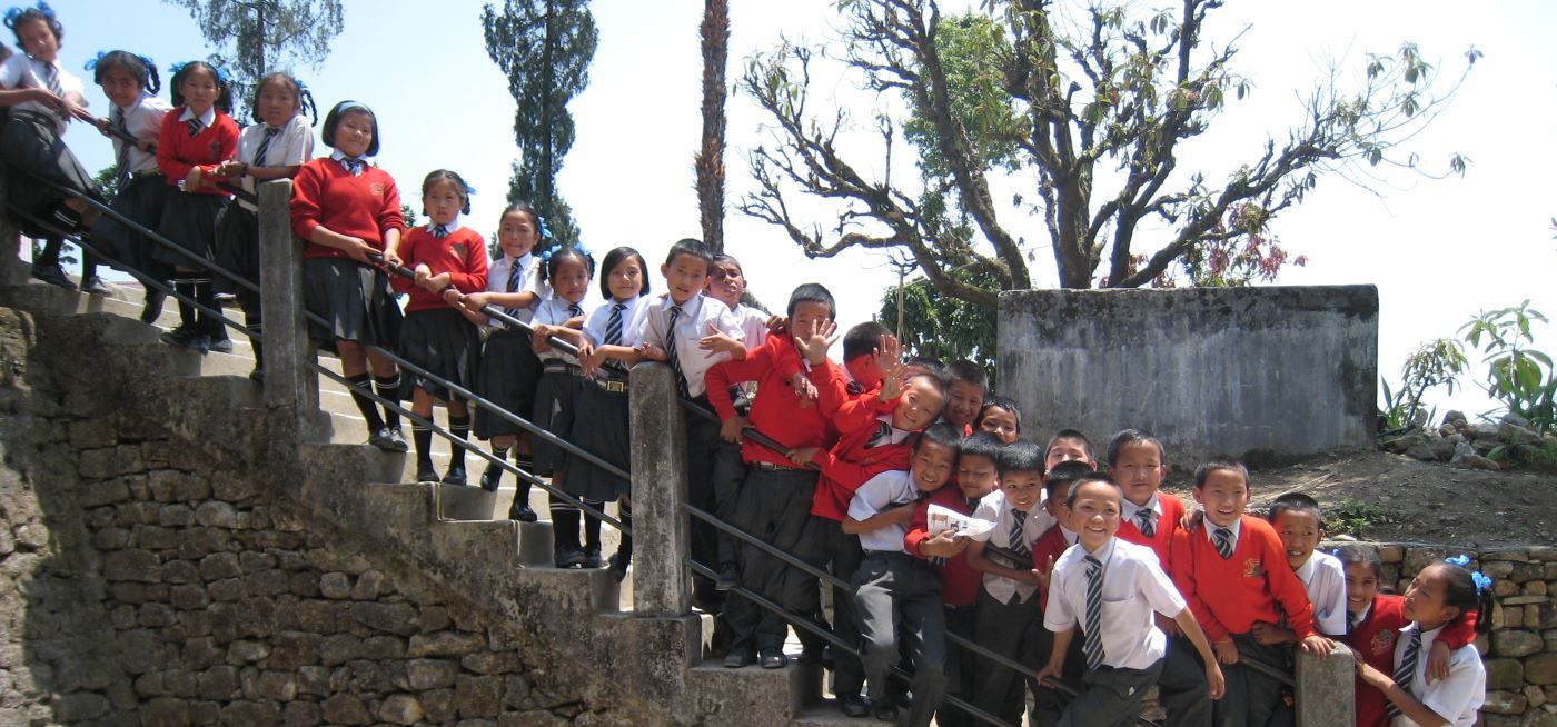 India - Lepcha school pupils