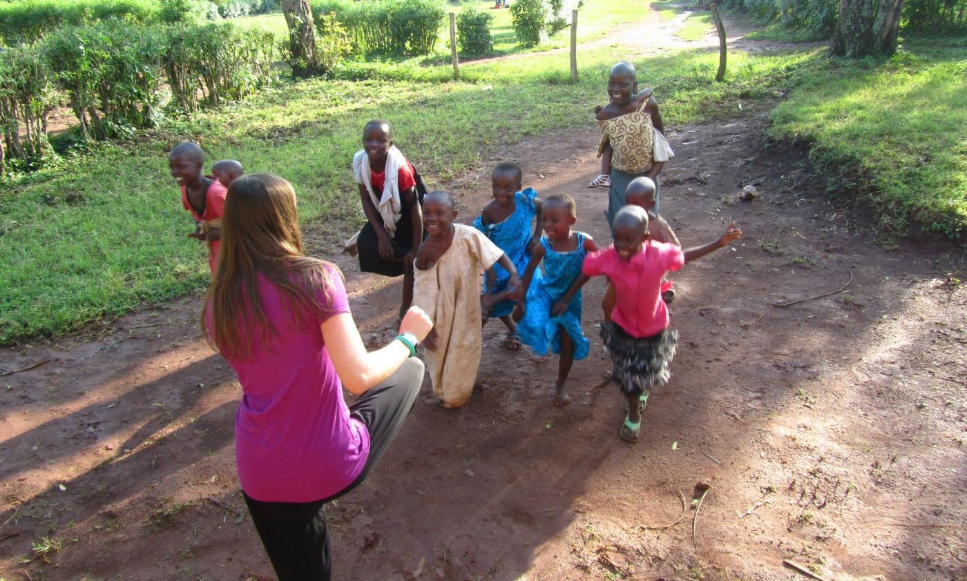 Games with children - Gap Year Uganda