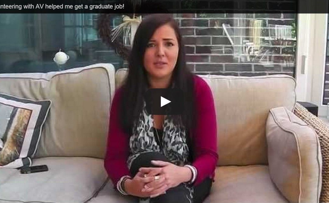 Volunteering with AV helped me get a graduate job!