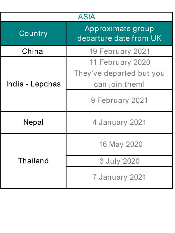 AV Asia dates