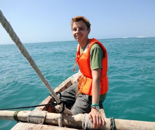 Adventure travel on an internship or work experience program