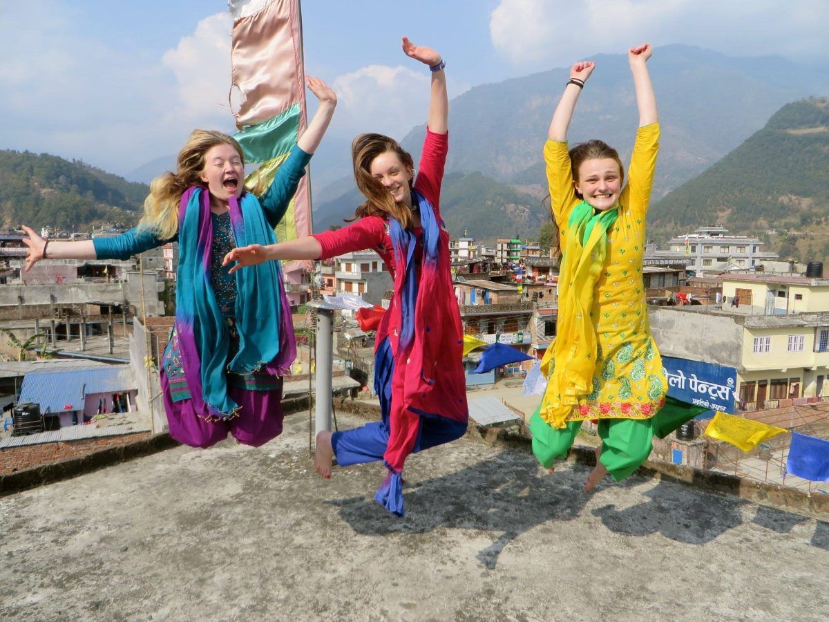 Having fun, making friends for life on a Gap Year in Nepal.