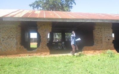 Renovation of a school building at Kasokwe Primary School