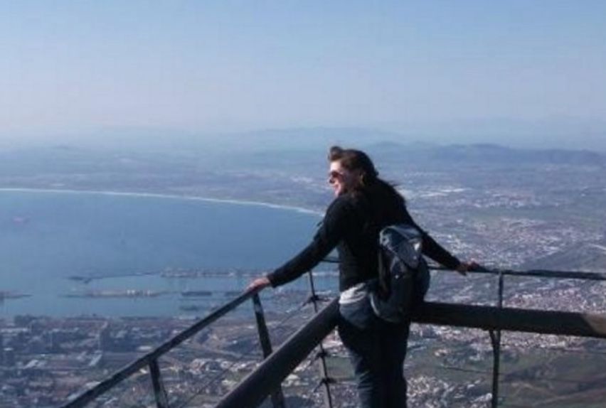 View from Table Mountain in South Africa