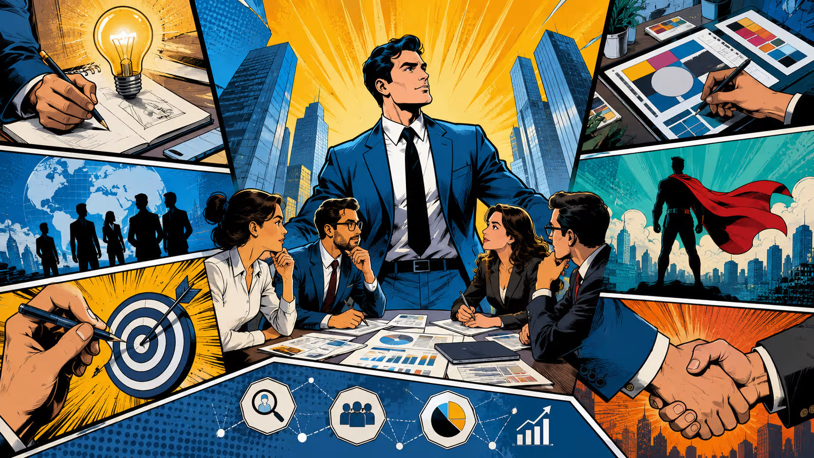Comic Corporate Branding Services - AVGC XR Solutions 