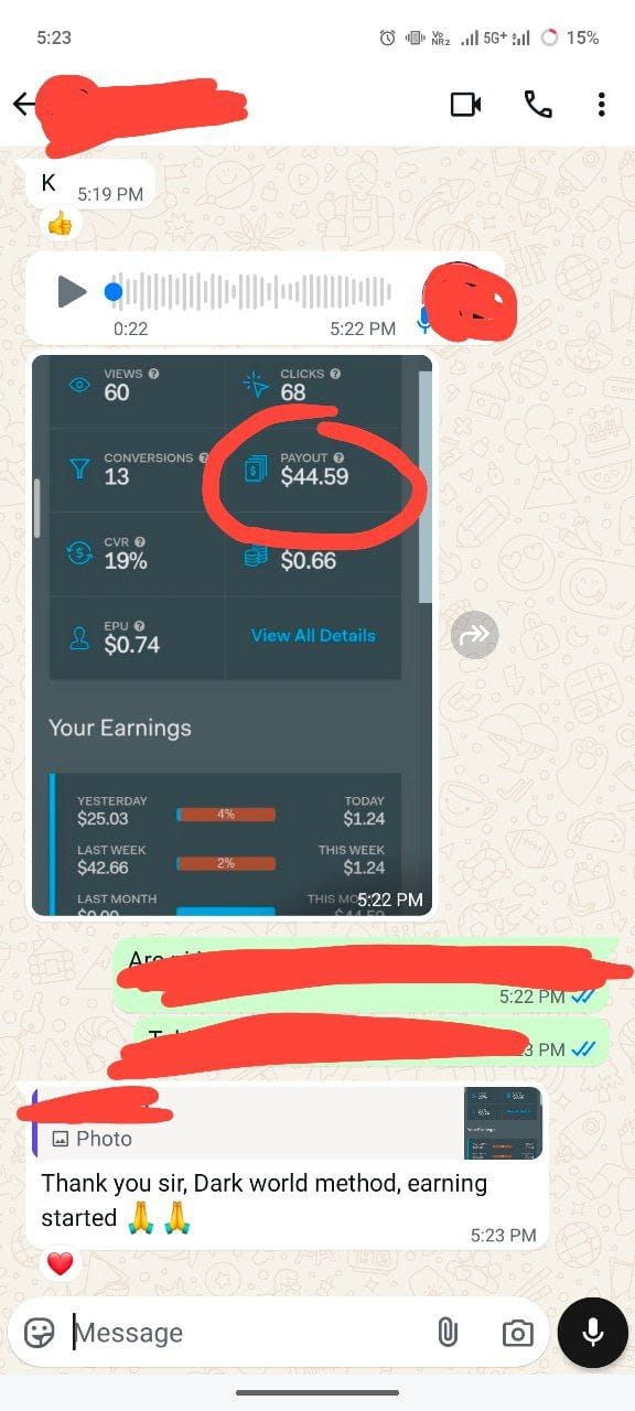 Student Earning Proof 7