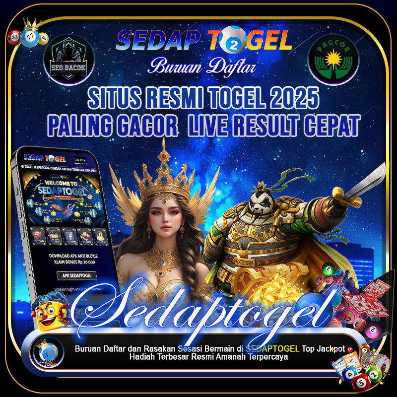 SEDAPTOGEL – Situs Resmi Togel 2025 Paling Gacor dengan Fitur Lengkap Winrate Tinggi & Live Result Cepat