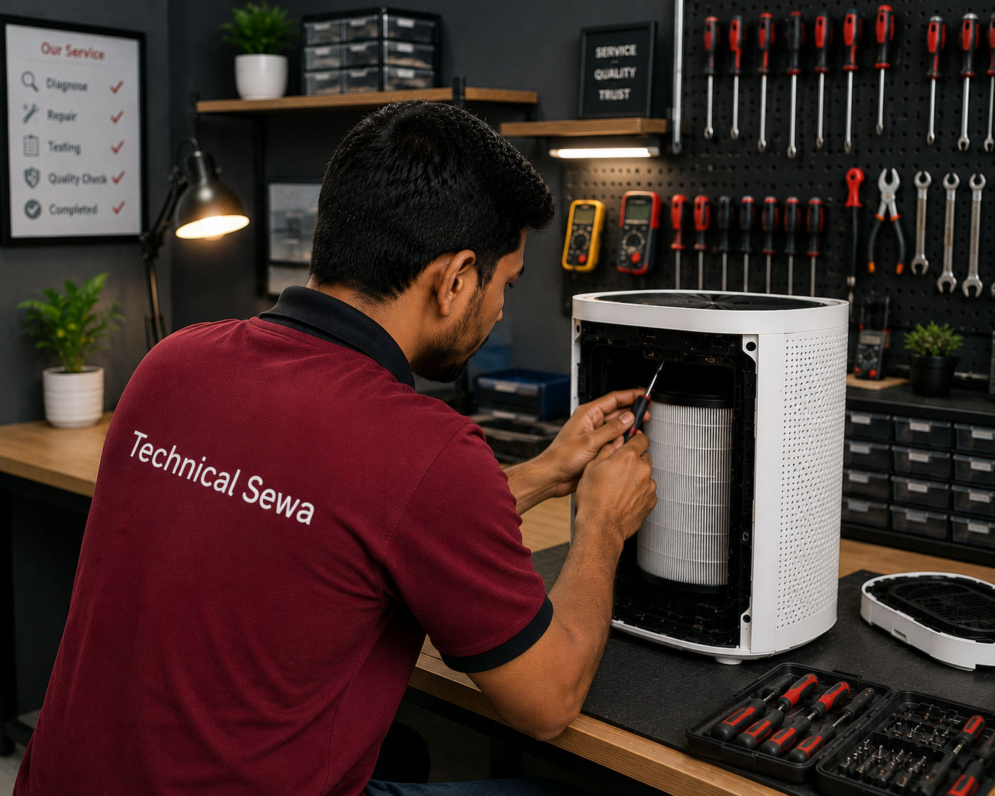 air purifier repair service in kathmandu
