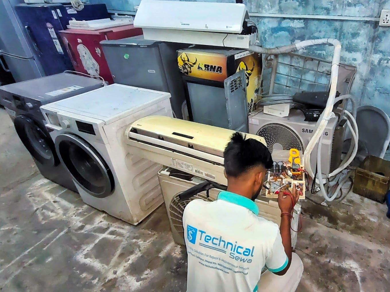 Washing machine repair in Kathmandu by Technical Sewa