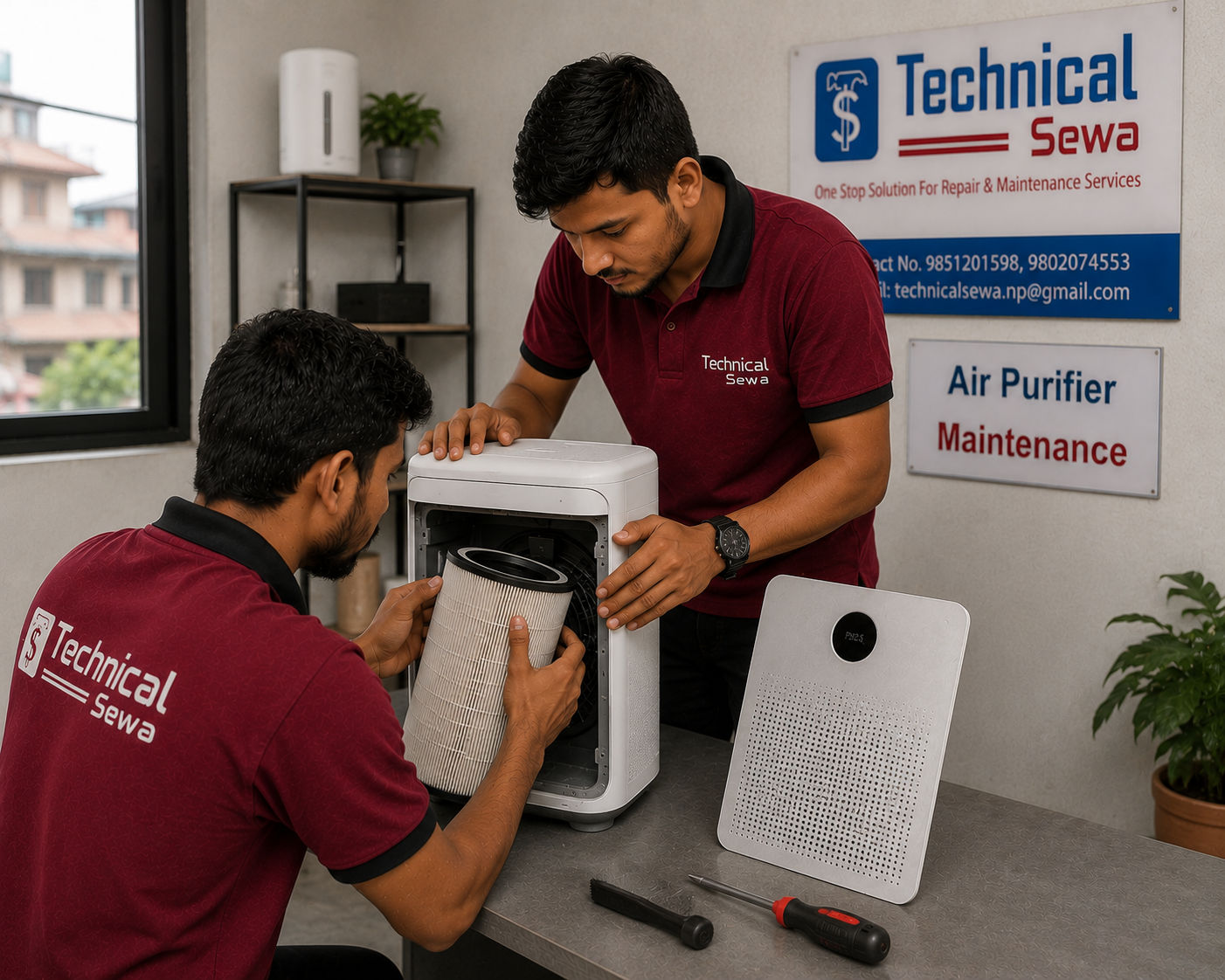 air purifier maintenance